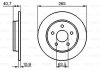 Купити Гальмівний диск Ford C-Max, Focus BOSCH 0986479B80 (фото6) підбір по VIN коду, ціна 1116 грн.