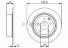 Купить Тормозной диск Nissan Qashqai, Juke BOSCH 0986479C60 (фото1) подбор по VIN коду, цена 1775 грн.