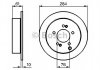 Купити Гальмівний диск Hyundai Santa Fe, KIA Sportage, Hyundai Trajet, Tucson, IX35 BOSCH 0986479C61 (фото1) підбір по VIN коду, ціна 1836 грн.