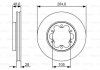 Купить Диск торм. пер. TOYOTA HIACE 06- BOSCH 0986479R27 (фото1) подбор по VIN коду, цена 1555 грн.