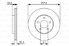 Купить CHRYSLER Тормозной диск передн.Neon 94- BOSCH 0986479R56 (фото1) подбор по VIN коду, цена 794 грн.