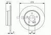 Купить Тормозной диск Mercedes W204, S204, C204 BOSCH 0986479S96 (фото1) подбор по VIN коду, цена 959 грн.