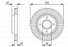 Купить Тормозной диск BOSCH 0986479U62 (фото1) подбор по VIN коду, цена 1377 грн.