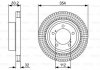 Купити Диск гальмівний (передній) Toyota Sequoia/Tundra/Land Cruiser 07-- (354x32) Lexus LX, Toyota Land Cruiser, Tundra, Sequoiva BOSCH 0986479V50 (фото1) підбір по VIN коду, ціна 2336 грн.