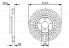 Купить Диск торм. пер. INFINITI FX35 Infiniti FX BOSCH 0986479V60 (фото1) подбор по VIN коду, цена 2132 грн.