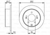 Купити Диск гальмівний HYUNDAI/KIA K3/Soul/Yue Dong/i30/Elantra \'\'R \'\'1,6-2,0 \'\'08>> KIA Cerato BOSCH 0986479W12 (фото1) підбір по VIN коду, ціна 971 грн.