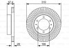 Купить Диск тормозной BOSCH 0 986 479 W47 (фото1) подбор по VIN коду, цена 1638 грн.