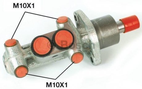 VW Главный тормозной цилиндр T4 1.9TD 96- BOSCH 0986481030