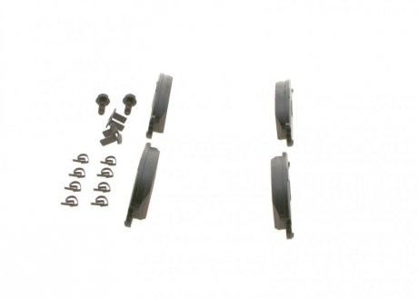 Комплект тормозных колодок из 4 шт. дисков Peugeot 206 BOSCH 0986494039