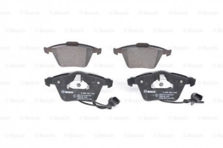 Колодки гальмівні (передні) Audi A4/A6/A8 02-11 (Ate-Teves) (з датчиками) BOSCH 0 986 494 104