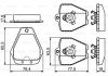 Купити VW Гальмівні колодки передні Audi A8 2.5TDI/3.7 -02 Audi A4 BOSCH 0986494215 (фото1) підбір по VIN коду, ціна 1888 грн.