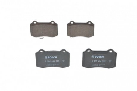 Тормозные колодки дисковые Citroen DS3 Front Volvo V70, S80, XC90, XC70, S60 BOSCH 0986494393