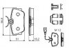 Купить Комплект тормозных колодок из 4 шт. дисков Volkswagen Transporter, Sharan BOSCH 0986494529 (фото14) подбор по VIN коду, цена 1439 грн.