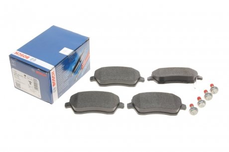 Комплект тормозных колодок из 4 шт. дисков Nissan Micra, Note BOSCH 0986494573 (фото1)