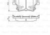 Купити Колодки гальмівні дискові Chrysler 300C BOSCH 0 986 494 678 (фото1) підбір по VIN коду, ціна 1349 грн.