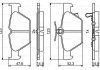 Купить ДИСКОВЫЕ КОЛОДКИ ЗАДНI Subaru Outback, XV BOSCH 0 986 494 836 (фото1) подбор по VIN коду, цена 1153 грн.