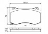 Купити Колодки гальмівні (передні) Chrysler 300C/Geep Grand Cherokee 04-12 BOSCH 0986494870 (фото8) підбір по VIN коду, ціна 1795 грн.