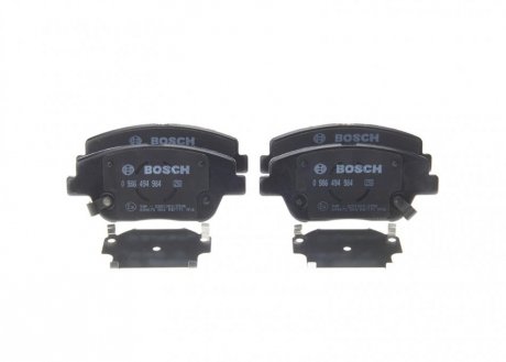 Купити Гальмівні колодки дискові BOSCH 0986494984 (фото1) підбір по VIN коду, ціна 1598 грн.