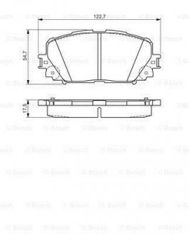 Купить Тормозные колодки дисковые TOYOTA Yaris/Prius \'\'F "06>> PR2 Toyota Yaris, Prius BOSCH 0986495109 (фото1) подбор по VIN коду, цена 919 грн.