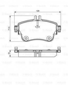 Купить DB Тормозн.колодки передн.A-class W176,B-class W242,246 11- BOSCH 0986495298 (фото1) подбор по VIN коду, цена 1079 грн.