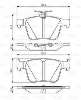 Купить VW К-т задних торм. колодок Golf VII, AUDI A3 13- Volkswagen Golf, Audi A3, TT, Volkswagen Passat, Skoda Superb BOSCH 0986495346 (фото1) подбор по VIN коду, цена 971 грн.