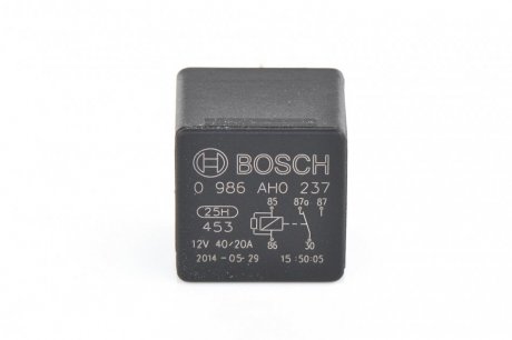 Микро реле 5конт. (универс.) 40/20А BOSCH 0986AH0237