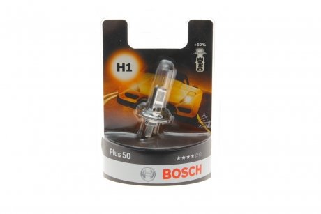 Автомобiльна лампа H1 Plus 50 sB BOSCH 1987301041