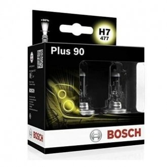 ЛАМПА Н7 PLUS 90 BOSCH 1 987 301 075