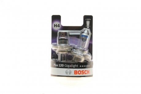 Автолампа 12V 60/55W H4 GIGALIGHT бокс 2 шт BOSCH 1987301425