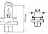 Купити Автолампа 12V 2W BX8.4d BOSCH 1 987 302 236 (фото6) підбір по VIN коду, ціна 40 грн.