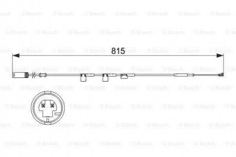 ДАТЧИК ЗНОШУВАННЯ ДИСК.КОЛ.ПЕРЕД Mini Cooper, Clubman BOSCH 1 987 473 524