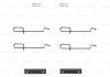 Купити Гальмівні аксесуари (Монтажний комп-кт колодки) Renault 19, Clio, Peugeot 306, Renault Megane, Citroen Xsara, Peugeot 206, 207, 408 BOSCH 1987474197 (фото1) підбір по VIN коду, ціна 381 грн.