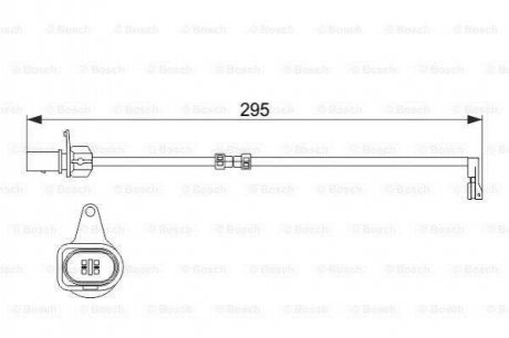 Гальмівні аксесуари (Датчик зносу колодки) Audi A8 BOSCH 1987474508
