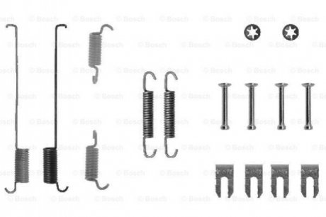 К/т монтажний колодок Fiat Panda, Punto, Ford Fiesta, KA BOSCH 1987475219