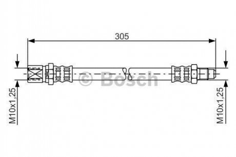 Гальмівний шланг BOSCH 1987476003