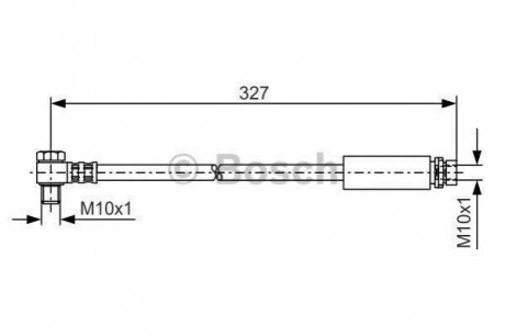 Гальмівний шланг BOSCH 1987476098