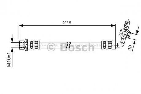 Тормозной шланг Toyota Rav-4 BOSCH 1987476113