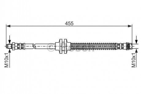 Гальмівний шланг BOSCH 1987476126