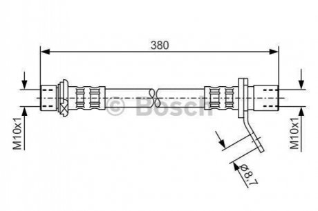 Шланг тормозной Toyota Avensis BOSCH 1 987 476 161