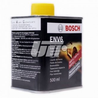 Гальмівна рідина DOT3/DOT4/DOT5.1 ENV6 (0.5L) BOSCH 1 987 479 206