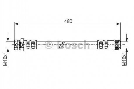 Шланг тормозной BOSCH 1 987 481 074