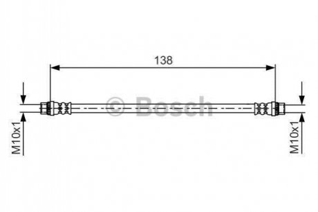 Гальмівний шланг BOSCH 1 987 481 625