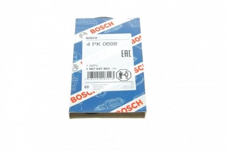 Ремень поликлиновый 4PK698 Lada 2108 BOSCH 1 987 947 803