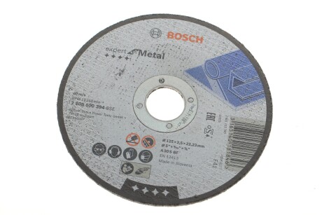 Круг отрезной 125x22,23 mm Expert for Metal BOSCH 2608600394