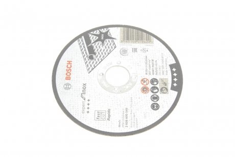 Купить Круг отрезной Expert for Inox - Rapido (125x1.0mm) BOSCH 2 608 600 549 (фото1) подбор по VIN коду, цена 47 грн.