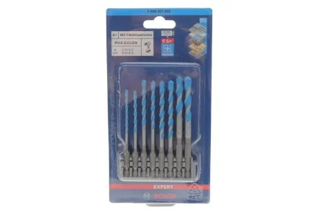 Набор сверл Hex-9 MultiConstruction Ø3-8 мм 8 ед. BOSCH 2608901455