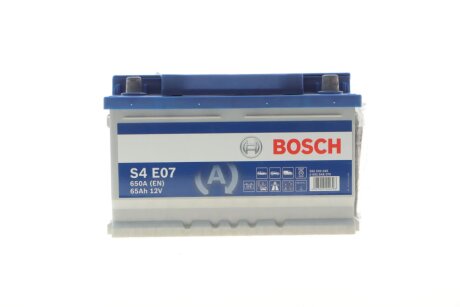 Акумуляторна батарея 65Ah/650A (278x175x175/+R/B13) (Start-Stop EFB) дата виробництва 2022 рік BOSCH dsc0092s4e070