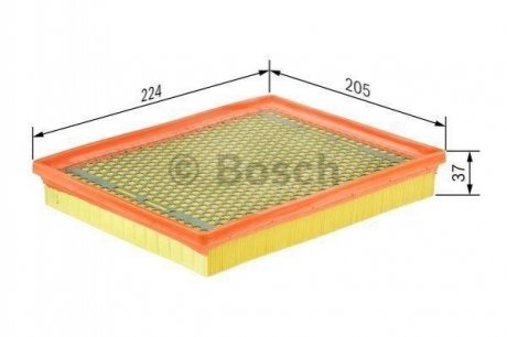 Повітряний фільтр BOSCH f026400348