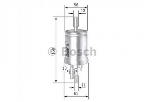 Топливный фильтр бензин BOSCH f 026 403 764