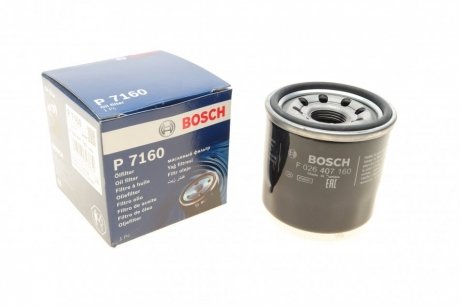 Купить Смазочный фильтр Mazda 3, CX-5, 6, 2, CX-3 BOSCH f 026 407 160 (фото1) подбор по VIN коду, цена 293 грн.
